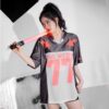 Áo thun freesize tay lỡ unisex thể thao số 77 nữ Fashion Freesize