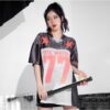 Áo thun nam nữ form rộng unisex thể thao số 77 co giãn 4 chiều không nóng Freesize Fashion - Ảnh 5