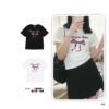 Áo thun Nữ babyteen dưới 55kg in nơ protect không nóng co giãn 4 chiều Freesize Fashion