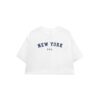 Áo Croptop nữ form rộng dưới 55kg in chữ NEW YORK không nóng co giãn 4 chiều Freesize Fashion - Ảnh 4