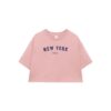 Áo Croptop nữ form rộng dưới 55kg in chữ NEW YORK không nóng co giãn 4 chiều Freesize Fashion - Ảnh 3