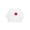 Áo Croptop nữ form rộng dưới 55kg in chữ a little red flower không nóng co giãn 4 chiều Freesize Fashion - Ảnh 5