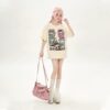 Áo thun Nam Nữ Form rộng freesize hình LABUBU không nóng co giãn 4 chiều Freesize Fashion