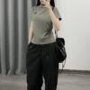 Áo thun Nữ babyteen dưới 55kg in black pearl mẫu 1 không nóng co giãn 4 chiều Freesize Fashion - Ảnh 3