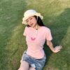 Áo thun Nữ babyteen dưới 55kg in be free không nóng co giãn 4 chiều Freesize Fashion - Ảnh 6