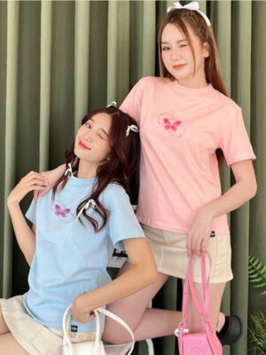 Áo thun Nữ babyteen dưới 55kg in be free không nóng co giãn 4 chiều Freesize Fashion