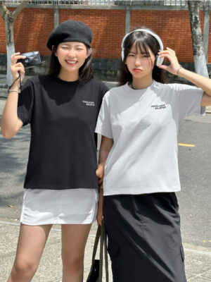 Áo thun Nữ babyteen dưới 55kg in chữ NOCTURAL không nóng co giãn 4 chiều Freesize Fashion
