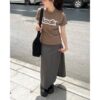 Áo thun Nữ babyteen dưới 55kg in chữ look không nóng co giãn 4 chiều Freesize Fashion - Ảnh 2