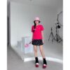 Áo thun Nữ babyteen dưới 55kg in moná không nóng co giãn 4 chiều Freesize Fashion - Ảnh 6