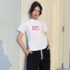 Áo thun Nữ babyteen dưới 55kg in chữ Pink Pill không nóng co giãn 4 chiều Freesize Fashion