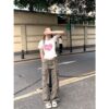 Áo thun Nữ babyteen dưới 55kg in tim miucho không nóng co giãn 4 chiều Freesize Fashion - Ảnh 2