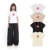 Áo thun Nữ babyteen dưới 55kg in trái tim không nóng co giãn 4 chiều Freesize Fashion