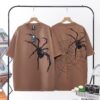 Áo thun Nam Nữ Form rộng freesize in con nhện không nóng co giãn 4 chiều Freesize Fashion - Ảnh 7