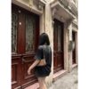 Áo thun Nam Nữ Form rộng freesize in H không nóng co giãn 4 chiều Freesize Fashion - Ảnh 5