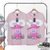 Áo thun Nam Nữ Form rộng freesize hình con dê ecoc không nóng co giãn 4 chiều Freesize Fashion