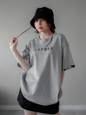 Áo thun Nam Nữ Form rộng freesize chữ CAPMAN không nóng co giãn 4 chiều Freesize Fashion