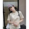 Áo thun Nữ baby tee dưới 55kg chữ Whynotstudio không nóng co giãn 4 chiều Freesize Fashion - Ảnh 4