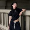 Áo thun Nữ baby tee dưới 55kg in chữ K không nóng co giãn 4 chiều Freesize Fashion - Ảnh 9