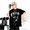 Áo thun Nam Nữ Form rộng freesize chữ FEAR không nóng co giãn 4 chiều Freesize Fashion - Ảnh 6