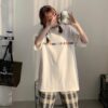 Áo thun Nam Nữ Form rộng freesize in chữ CHAMPIONSP.EMSM không nóng co giãn 4 chiều Freesize Fashion - Ảnh 2