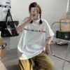 Áo thun Nam Nữ Form rộng freesize in chữ CHAMPIONSP.EMSM không nóng co giãn 4 chiều Freesize Fashion - Ảnh 4