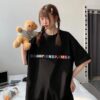 Áo thun Nam Nữ Form rộng freesize in chữ CHAMPIONSP.EMSM không nóng co giãn 4 chiều Freesize Fashion - Ảnh 6