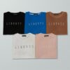 Áo thun Nam Nữ Form rộng freesize in chữ LIBERTY không nóng co giãn 4 chiều Freesize Fashion - Ảnh 2