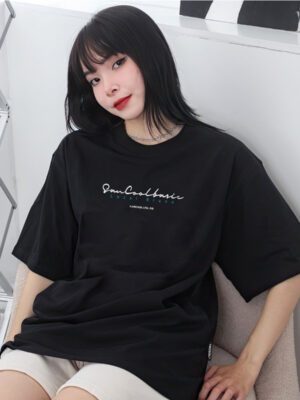 Áo thun Nam Nữ Form rộng freesize in chữ SANCOOLBASIC không nóng co giãn 4 chiều Freesize Fashion