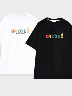 Áo thun Nam Nữ Form rộng freesize in chữ ĐÃ CÓ BỒ không nóng co giãn 4 chiều Freesize Fashion