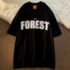 Áo thun Nam Nữ Form rộng freesize chữ FOREST không nóng co giãn 4 chiều Freesize Fashion - Ảnh 5
