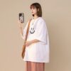 Áo thun Nam Nữ Form rộng freesize in mặt cười không nóng co giãn 4 chiều Freesize Fashion - Ảnh 3