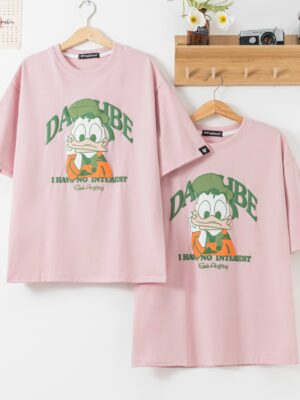 Áo thun Nam Nữ Form rộng freesize in vịt chống càm không nóng co giãn 4 chiều Freesize Fashion