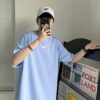 Áo thun Nam Nữ Form rộng freesize in tích V không nóng co giãn 4 chiều Freesize Fashion - Ảnh 4