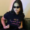 Áo thun Nữ babyteen dưới 55kg in nerver stop không nóng co giãn 4 chiều Freesize Fashion - Ảnh 3