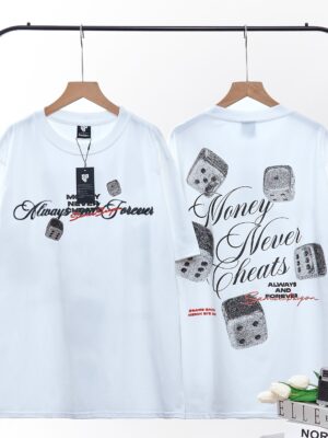 Áo thun Nam Nữ Form rộng freesize chữ Money never cheats không nóng co giãn 4 chiều Freesize Fashion