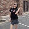 Áo thun Nữ baby tee dưới 55kg in chữ Lovely Life không nóng co giãn 4 chiều Freesize Fashion - Ảnh 4