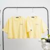 Áo Croptop nữ form rộng tay ngắn cổ tròn dưới 55kg in chữ masonprice không nóng co giãn 4 chiều Freesize Fashion - Ảnh 4