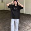 Áo thun Nam Nữ Form rộng freesize in chữ noctural.studio không nóng co giãn 4 chiều Freesize Fashion