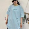 Áo thun nam nữ form rộng unisex thiêu nổi VENCCDE co giãn 4 chiều không nóng Freesize Fashion