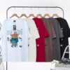 Áo thun nam nữ form rộng chữ DAVIES không nóng co giãn 4 chiều không xù lông Freesize Fashion