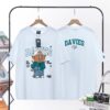 Áo thun nam nữ form rộng chữ DAVIES không nóng co giãn 4 chiều không xù lông Freesize Fashion - Ảnh 3