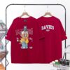 Áo thun nam nữ form rộng chữ DAVIES không nóng co giãn 4 chiều không xù lông Freesize Fashion - Ảnh 6