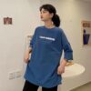 Áo thun form rộng nam nữ chữ DUCK-MINSION không nóng co giãn 4 chiều không xù lông Freesize Fashion - Ảnh 7