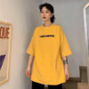 Áo thun form rộng nam nữ chữ DUCK-MINSION không nóng co giãn 4 chiều không xù lông Freesize Fashion - Ảnh 4