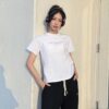 Áo thun nữ baby tee dưới 55kg in LOVE YOURSELF FIRST không nóng co giãn 4 chiều không xù lông Freesize Fashion