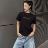 Áo thun nữ baby tee dưới 55kg in LOVE YOURSELF FIRST không nóng co giãn 4 chiều không xù lông Freesize Fashion - Ảnh 4